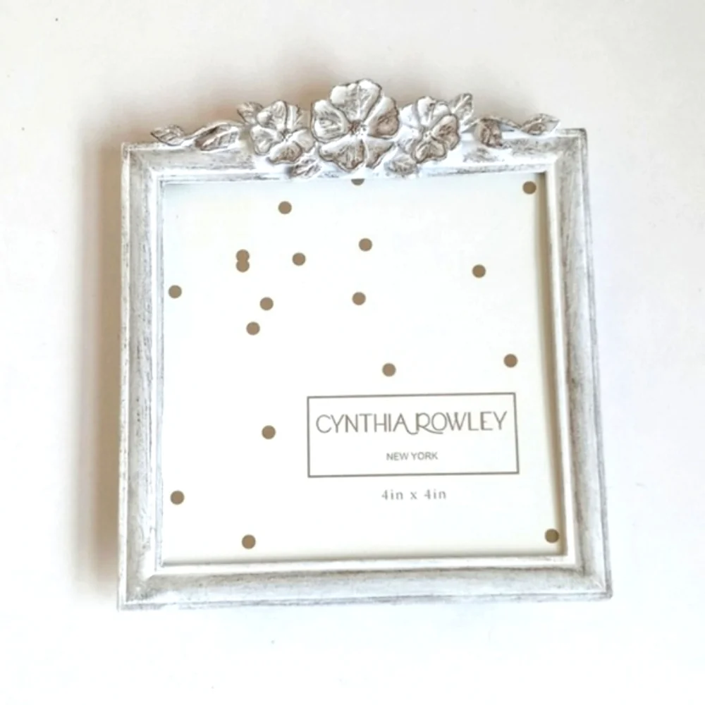 Shabby Chic White Washed/ Aged Sea Foam Green Shabby Chic Picture Frame Set of 3