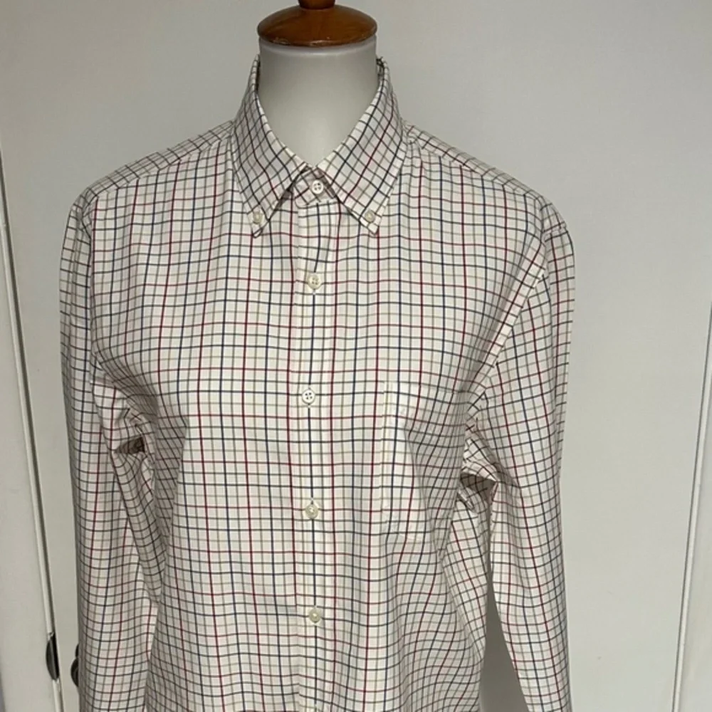 J. Crew red plaid