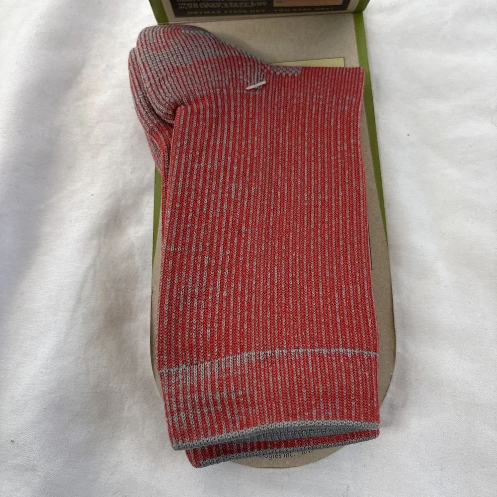 Drymax Lite Hiking Crew Socks Red/Anth Small Woman 5-7‎ Men 3.5-5.5 Trail