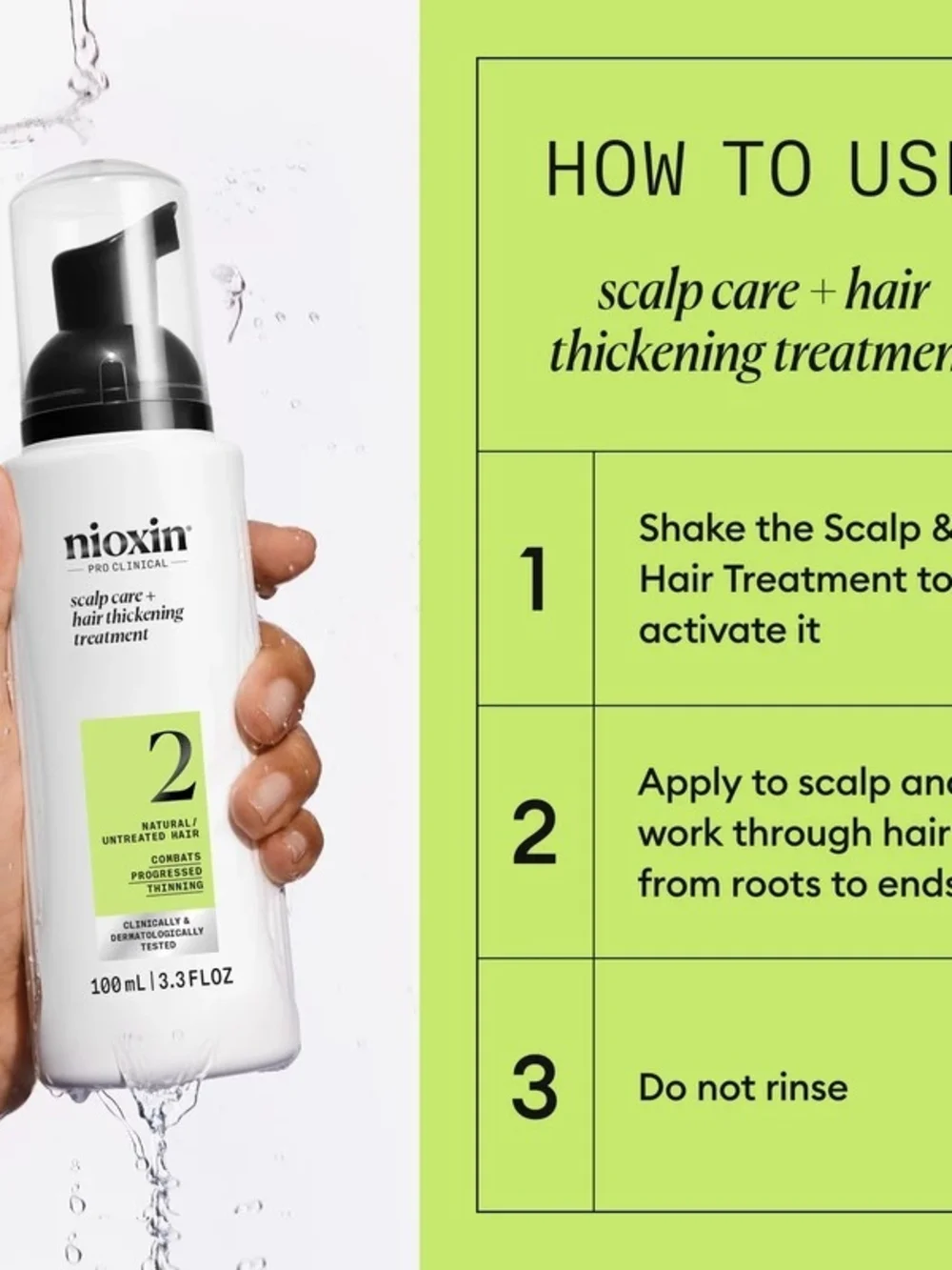 Nioxin Scalp Care + Hair Thickening Treatment 200ml  6.7 Oz