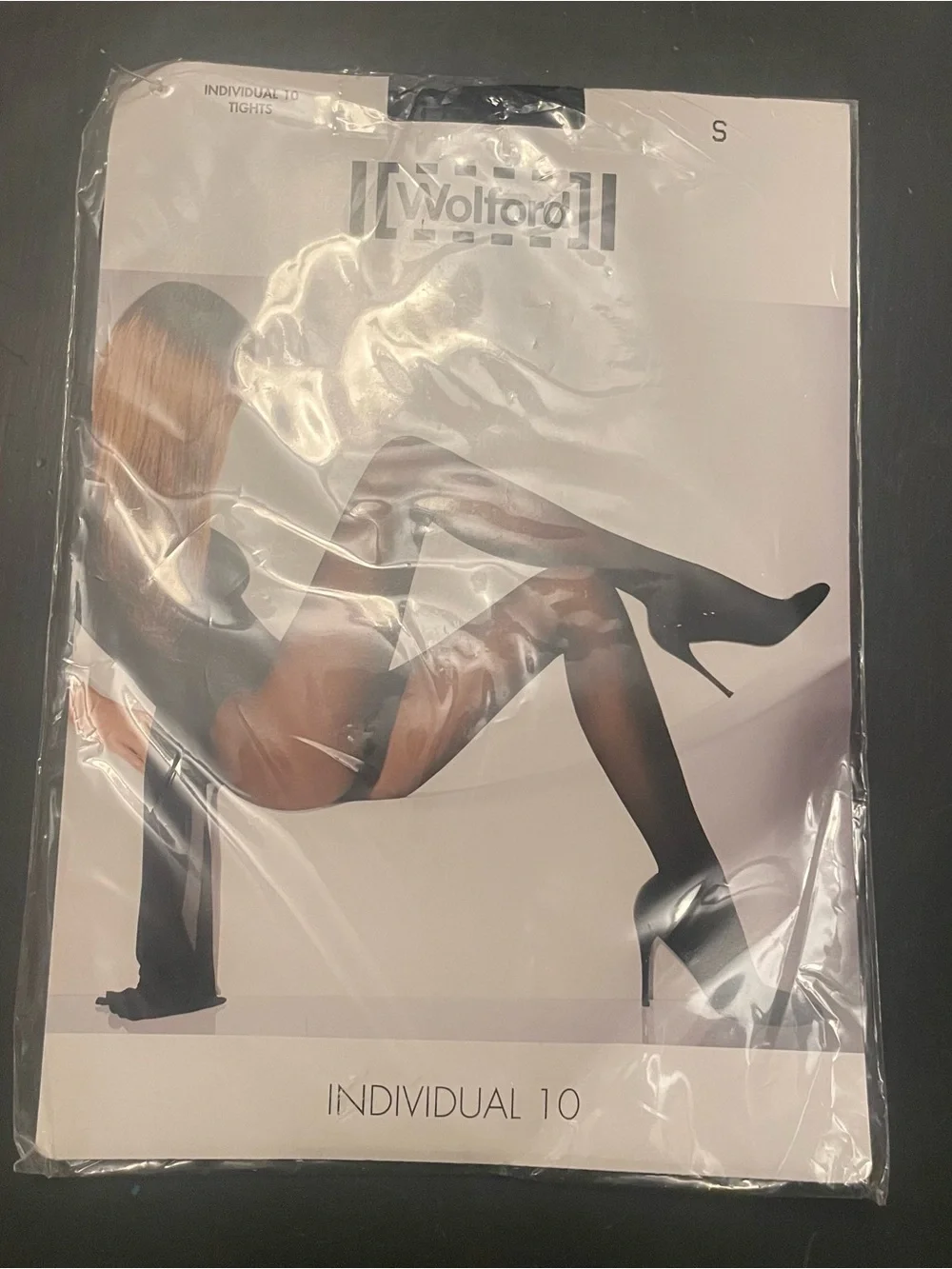 Wolford Sheer individual 10 Tights Black Individual size small pantyhose nylon