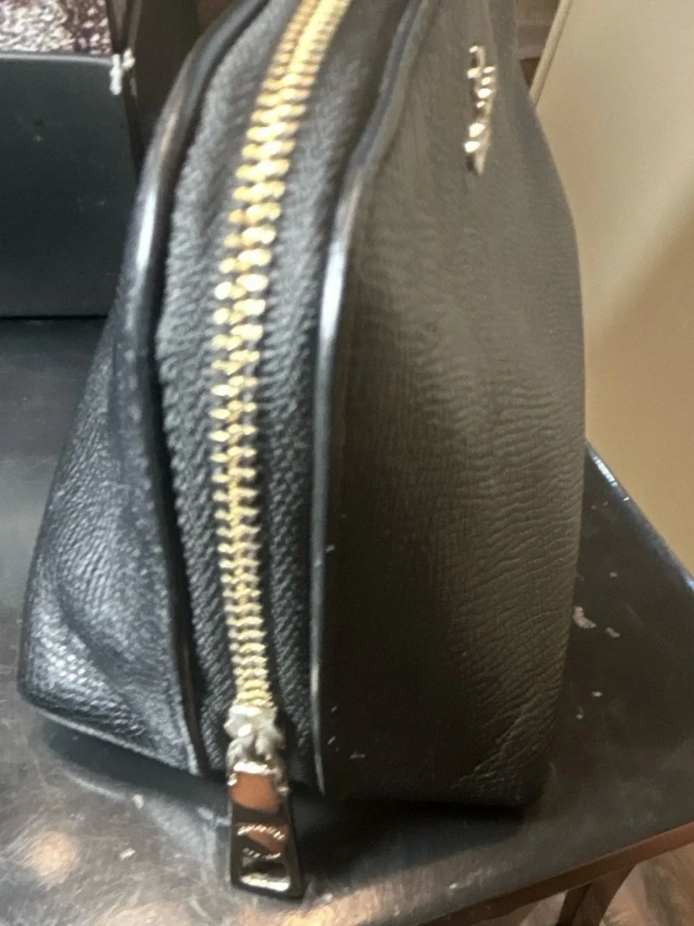 Coach sleek black