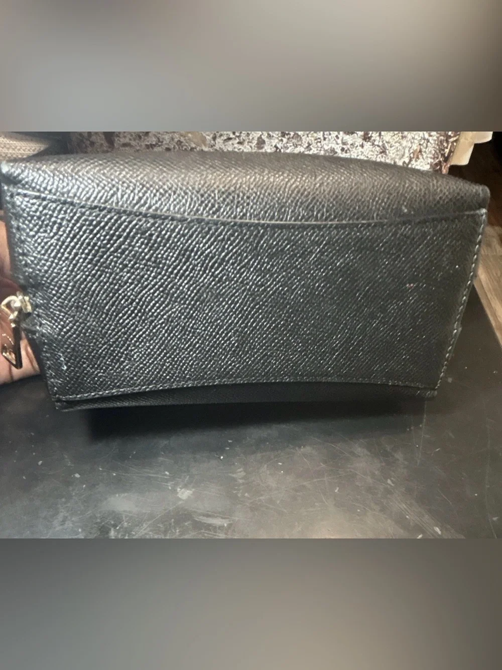 Coach sleek black