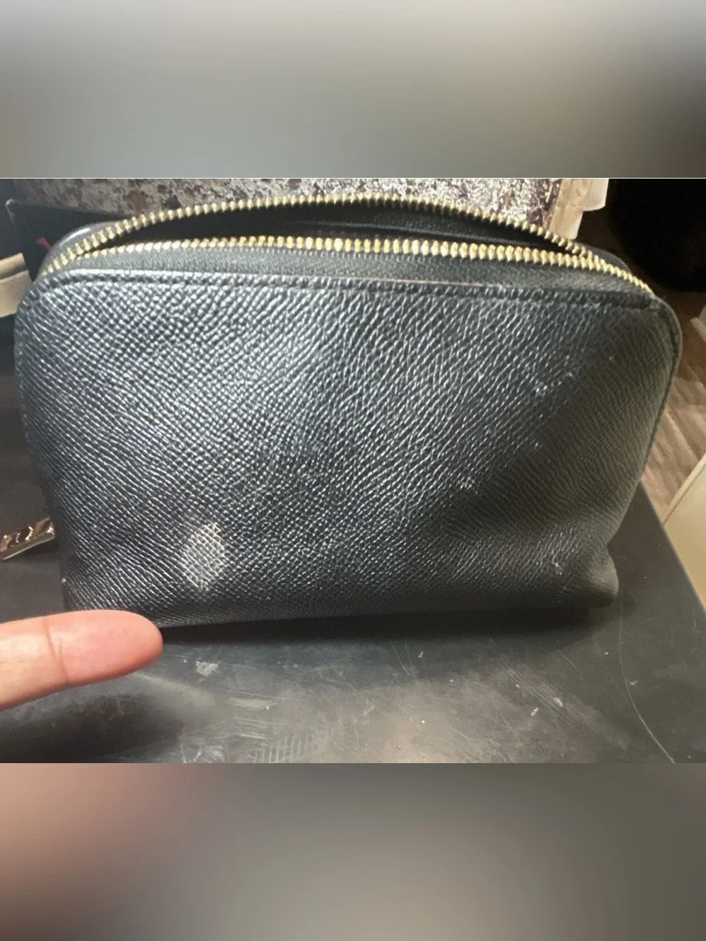 Coach sleek black