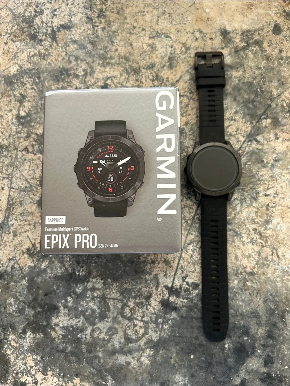 Garmin Epix Pro GPS Multisport Watch - Black