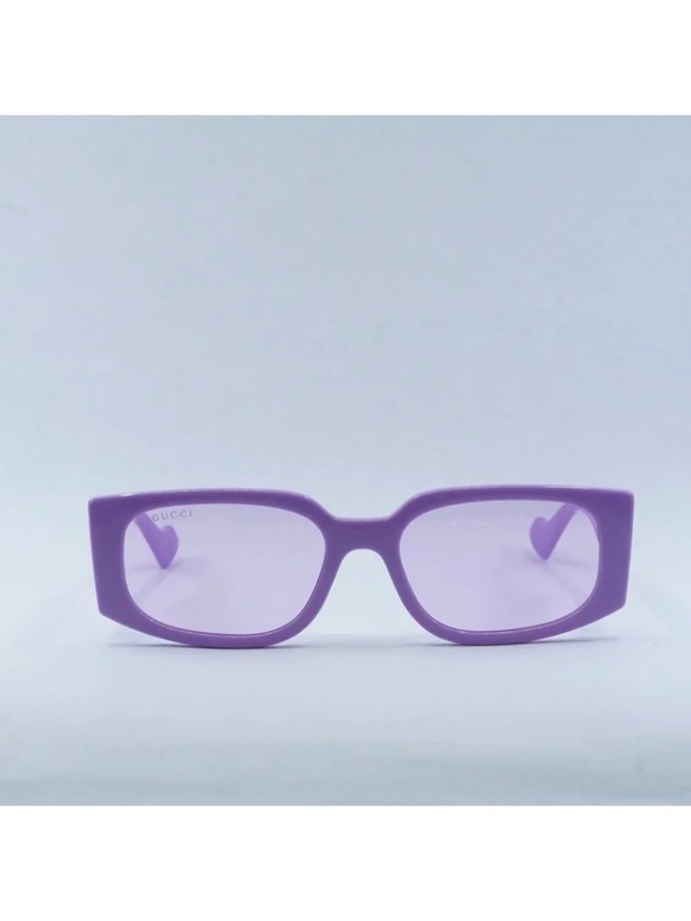 Gucci GG1534S 004 Sunglasses Lilac Rectangle Frame, Violet  Lenses