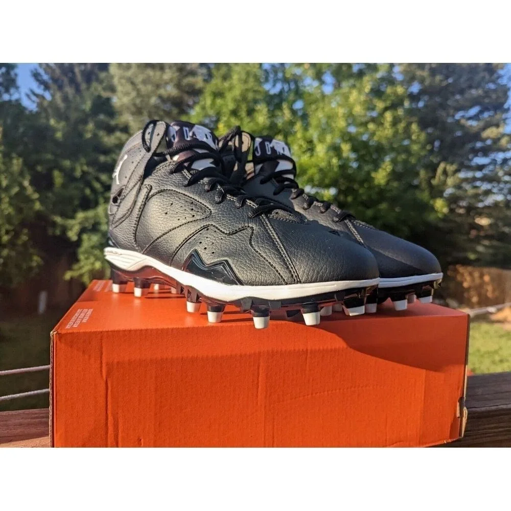 Jordan‎ Football Cleats Mens 9.5 Black Air Jordan 7 Retro TD Lunarlon 719543-010