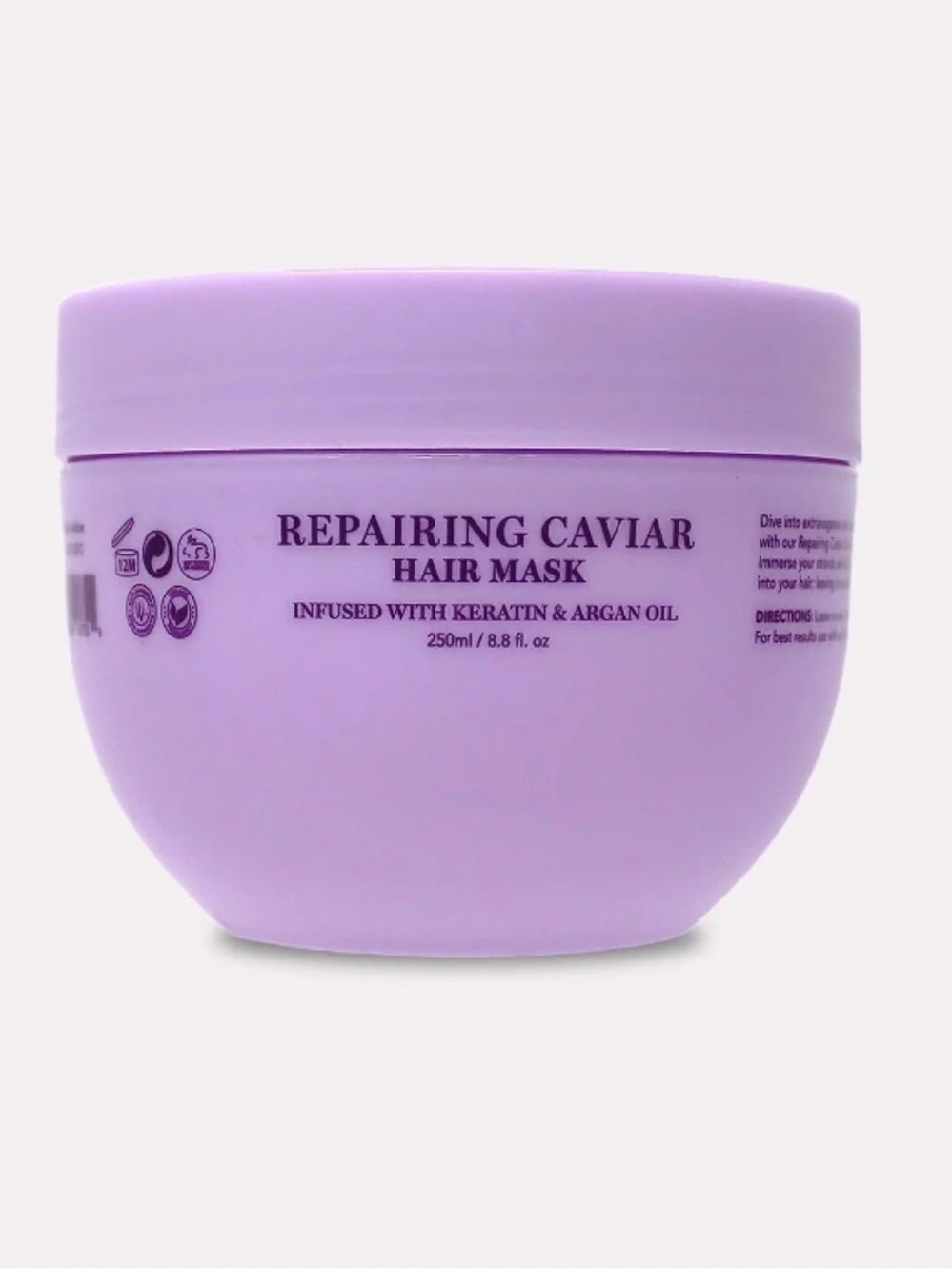 Repairing Caviar Hair Mask with Keratin & Argan Oil - Lavender