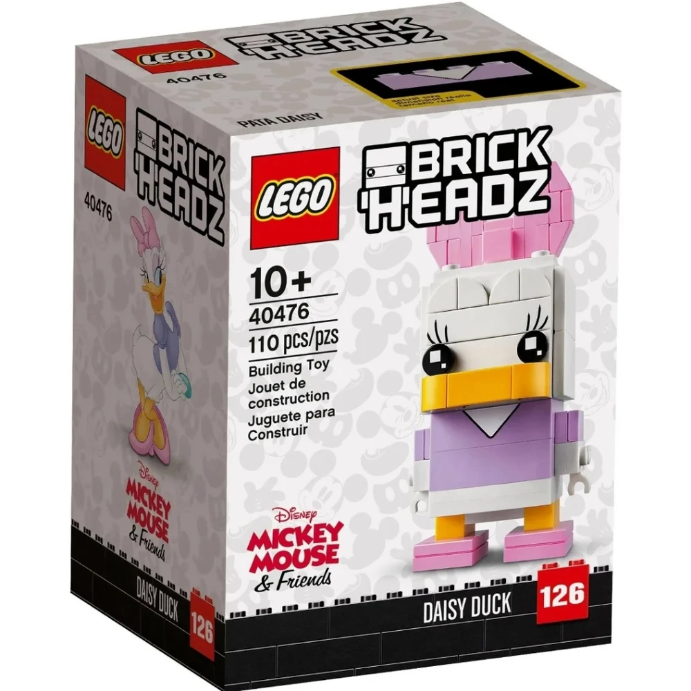 LEGO BRICKHEADZ DISNEY DAISY DUCK BNWT Limited Edition RETIRED!
