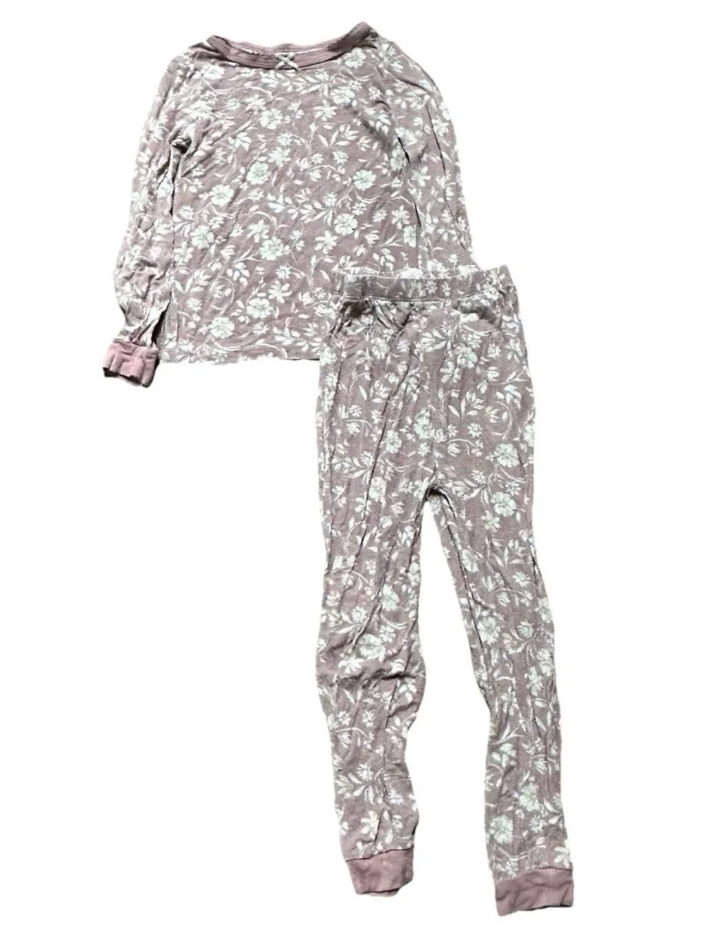 Toddler Girl Milkberry Purple Pajama Set Long Sleeve Long Pants Size 3T
