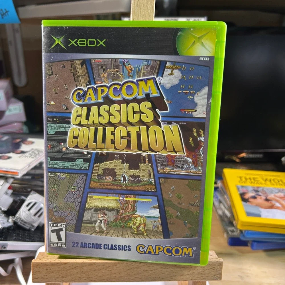Capcom Classics Collection Microsoft Xbox 2005 22 Arcade Games Street Fighter II