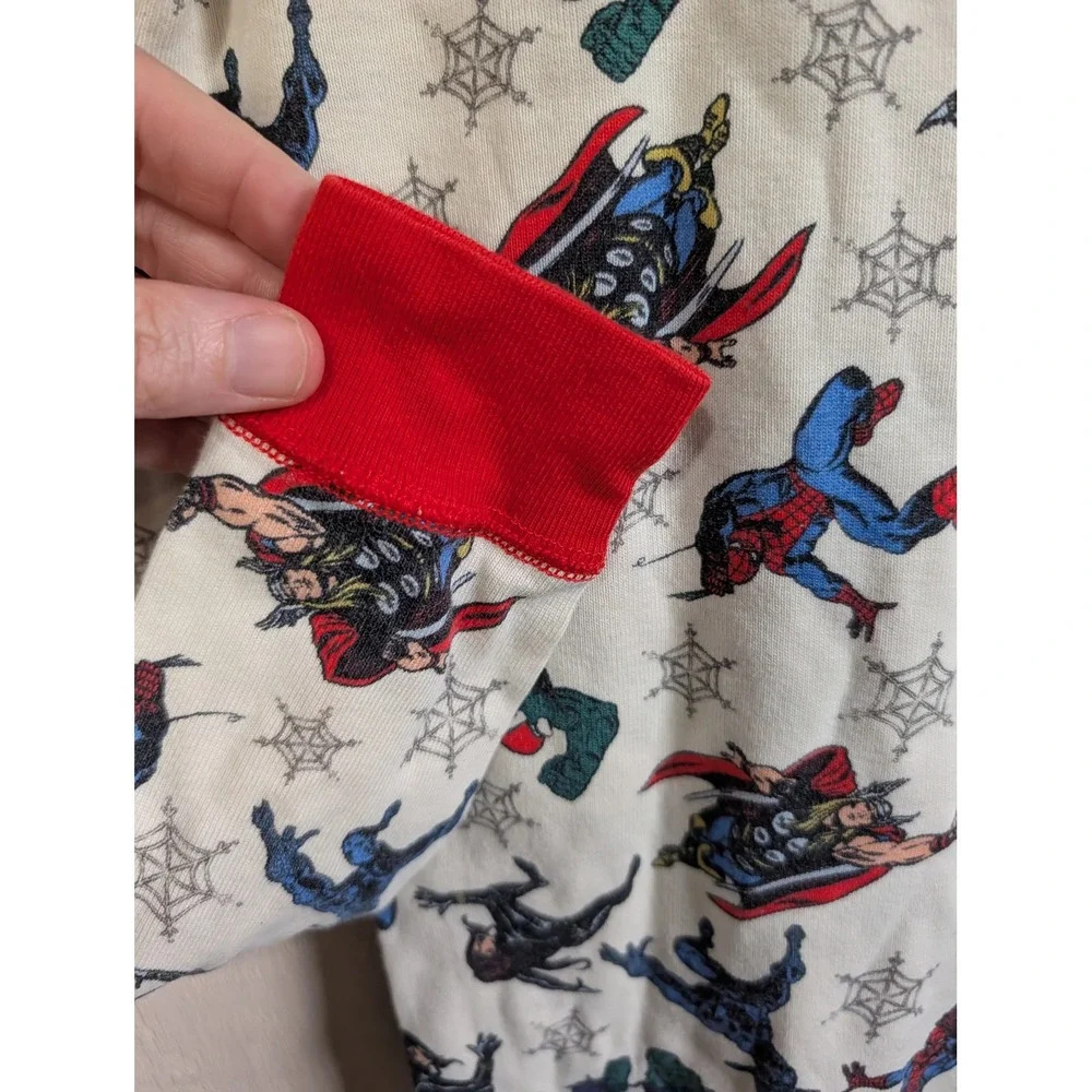 Hanna Andersson Marvel Avengers Pajamas Kids 12 Organic Cotton Holiday 80060 GW
