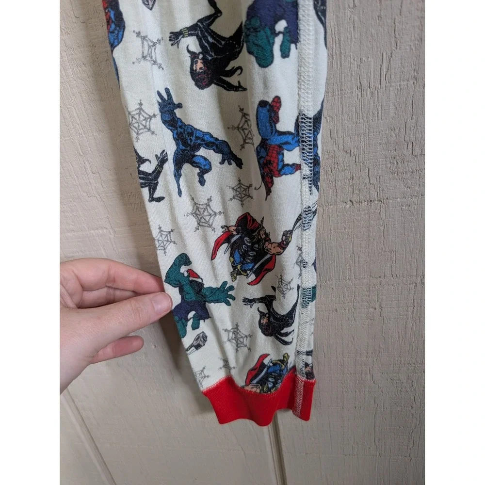 Hanna Andersson Marvel Avengers Pajamas Kids 12 Organic Cotton Holiday 80060 GW