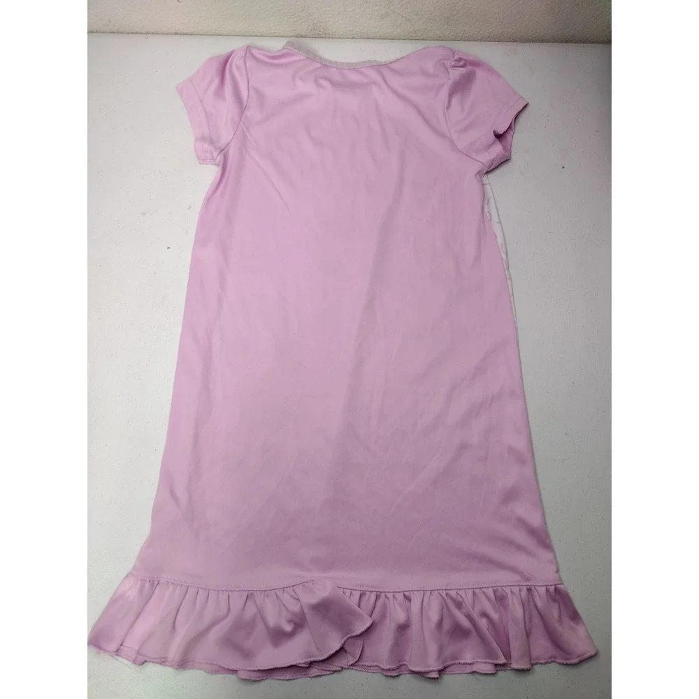 LOL Surprise Girls Pink Work It Out Graphic Ruffle Nightgown Sleep Size 8