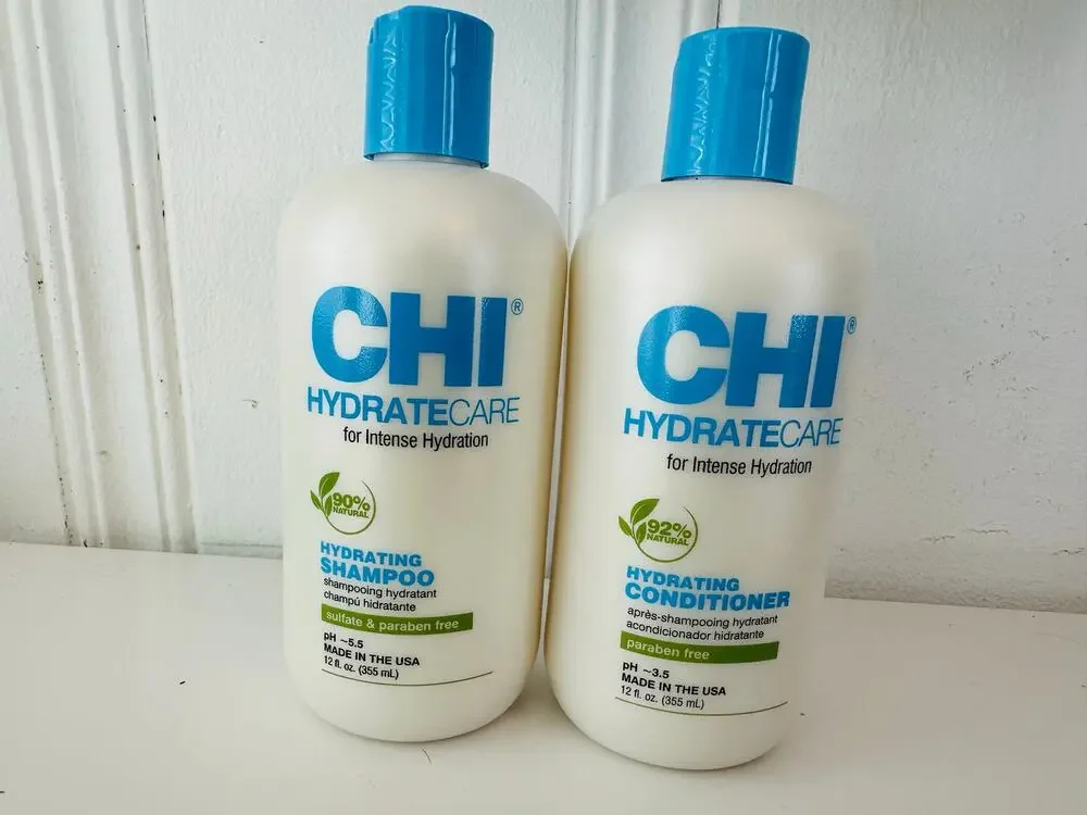 CHI HydrateCare Hydrating Shampoo and Conditioner 12oz Set - NEW