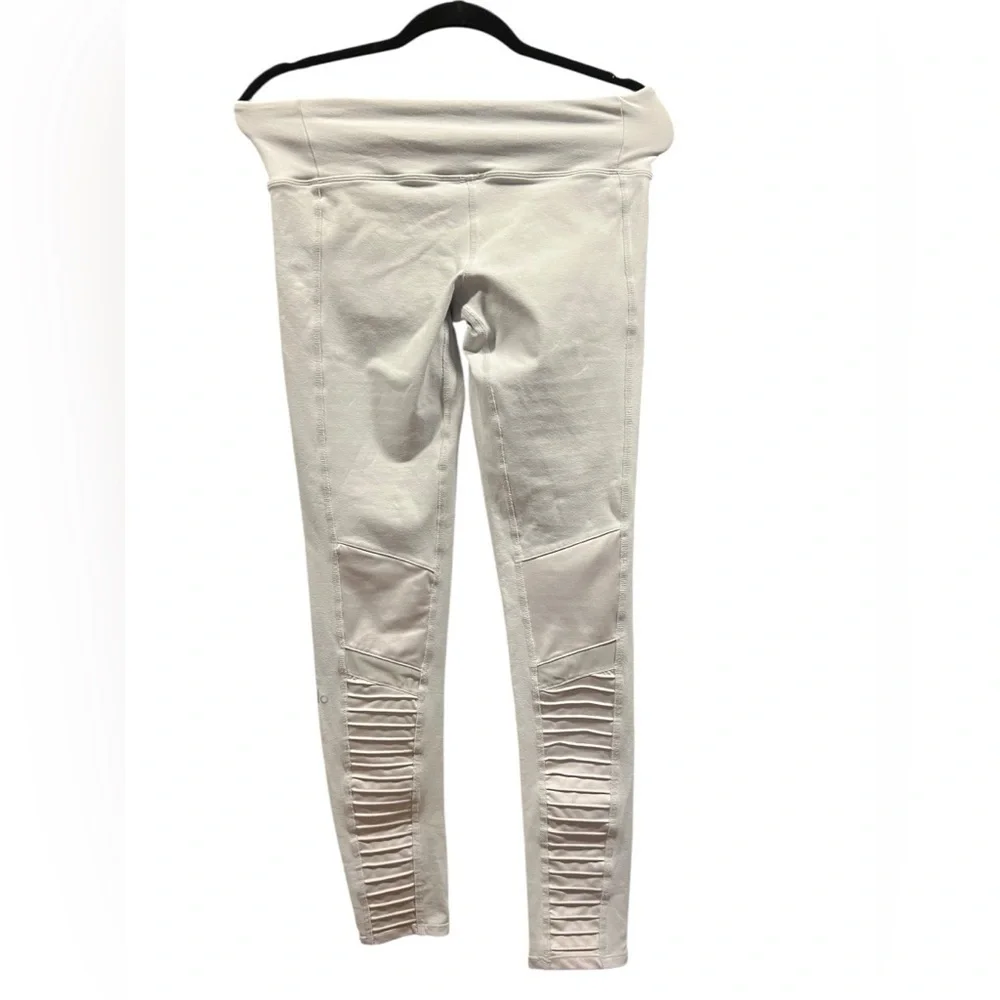 ALO Yoga Cream Ribbed Leggings