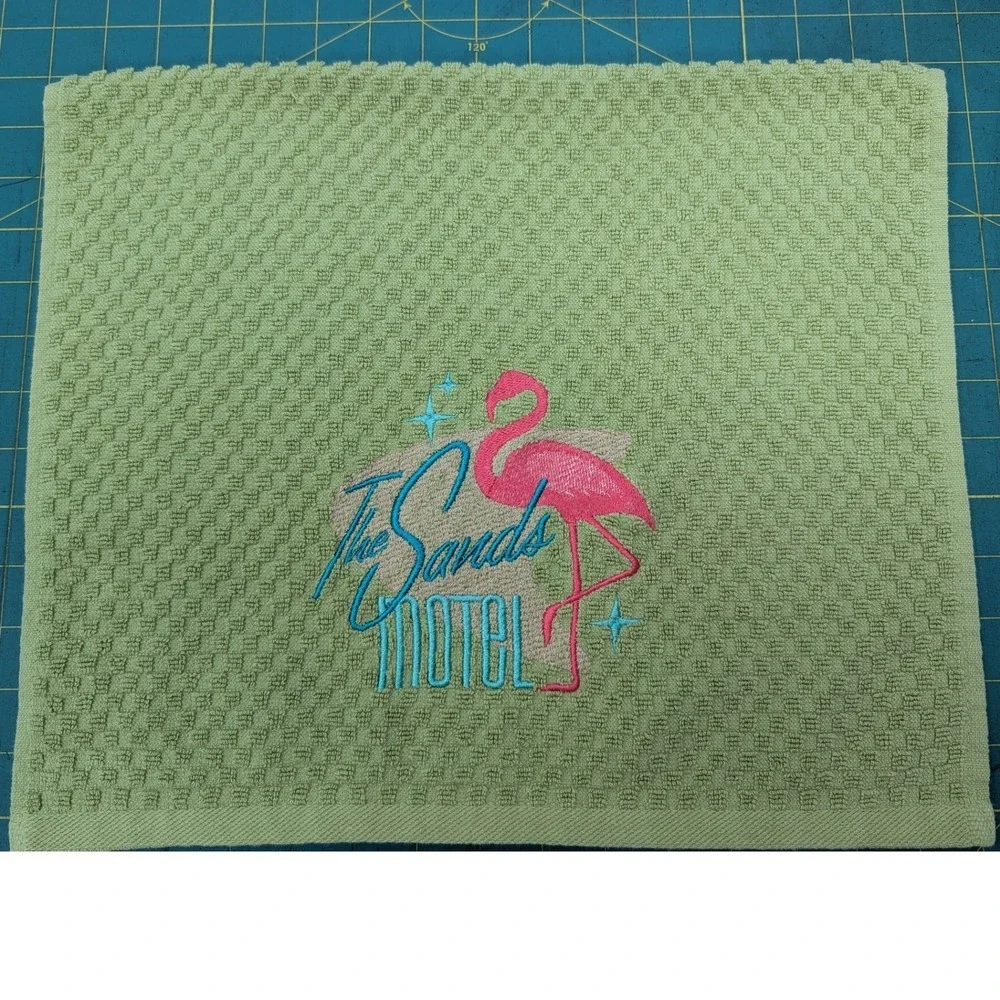 The Sands Hotel Retro Mid Century Modern Kitchen Bath Bar Towel Great Gift Idea!