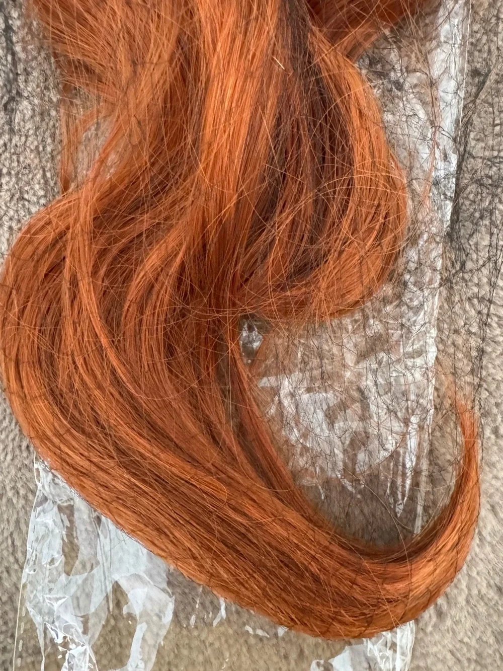 Auburn Clip-In Hair Extensions - Voluminous Wavy Length