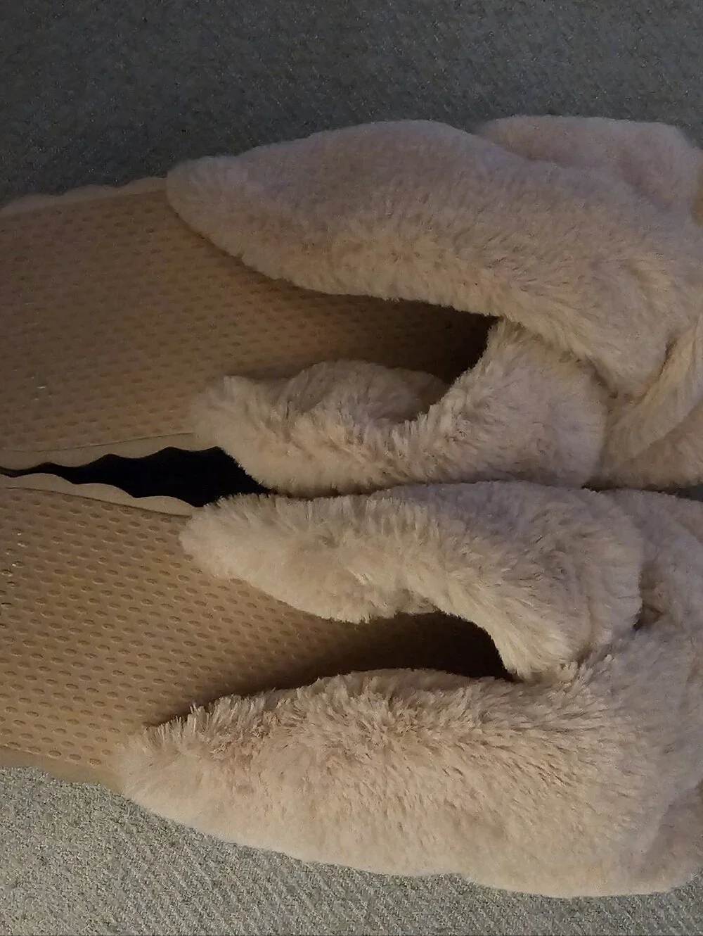 Tory Burch plush faux