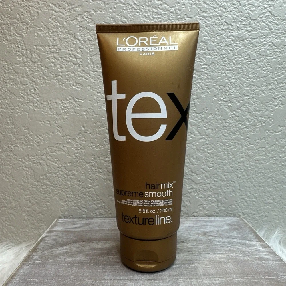 $29 🌙 L'Oreal Tex Hair Mix Supreme Smooth Smoothing Cream 6.8oz NEW