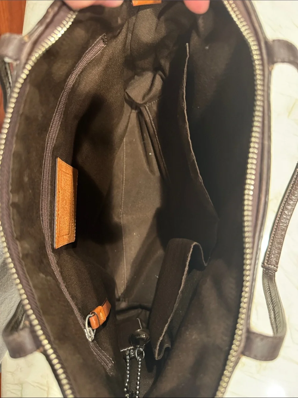Coach shoulder tote