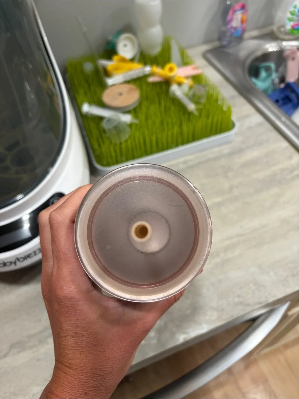 Starbucks Copper Metallic Tumbler with Peach Straw