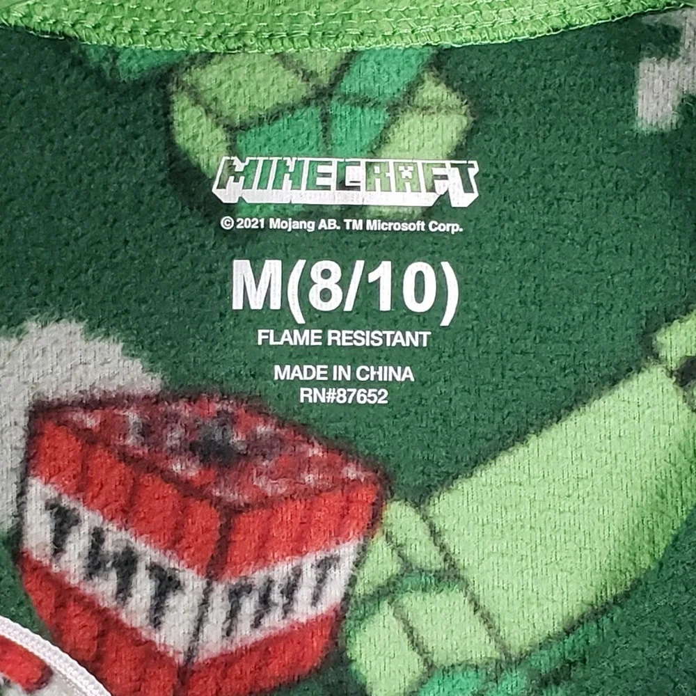 Minecraft boys pajamas