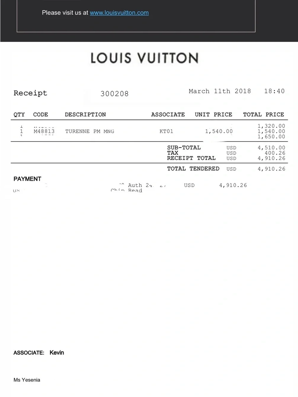 Louis Vuitton iconic louis