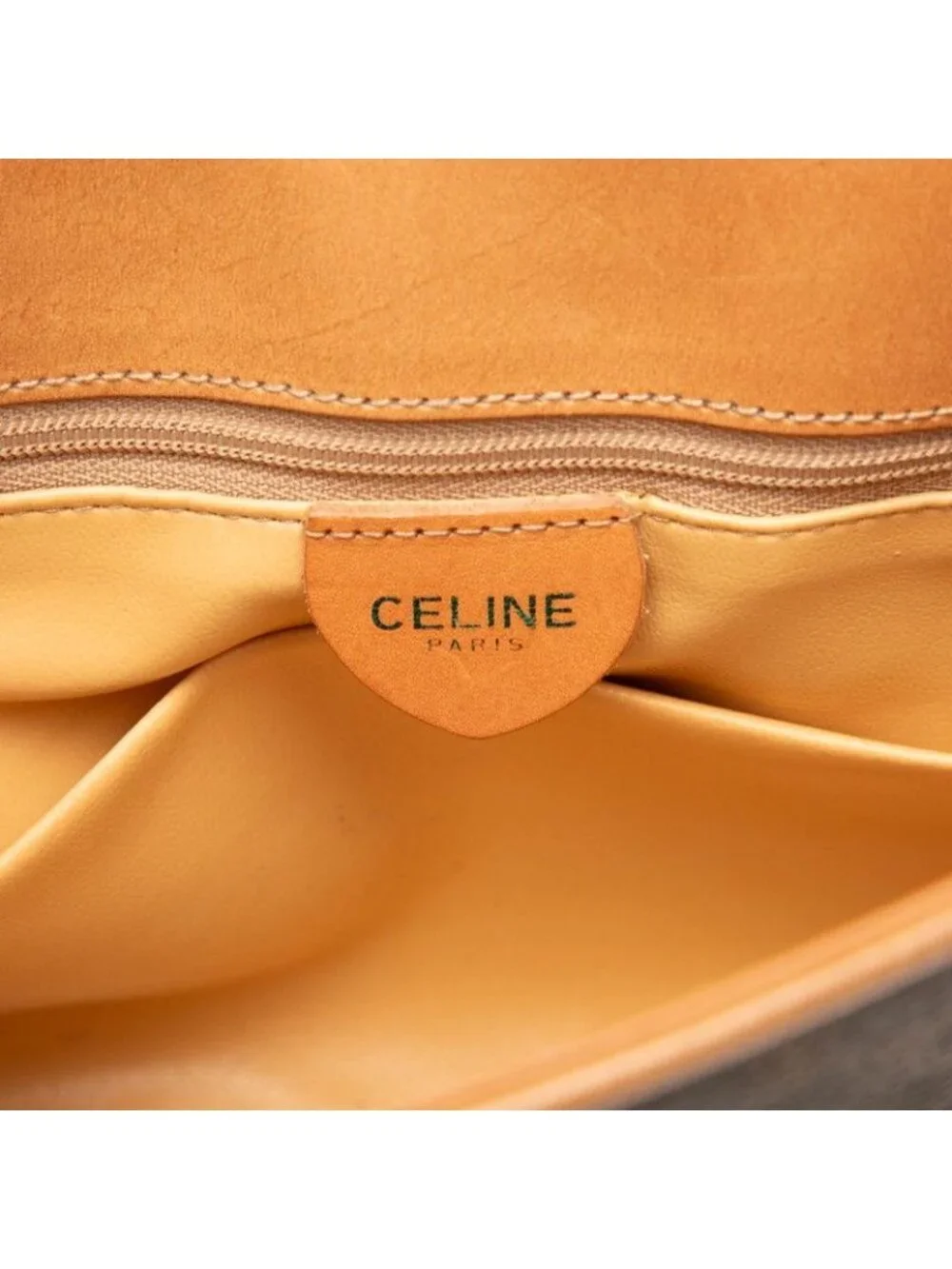 Celine Clutch 2-Way Brown Leather