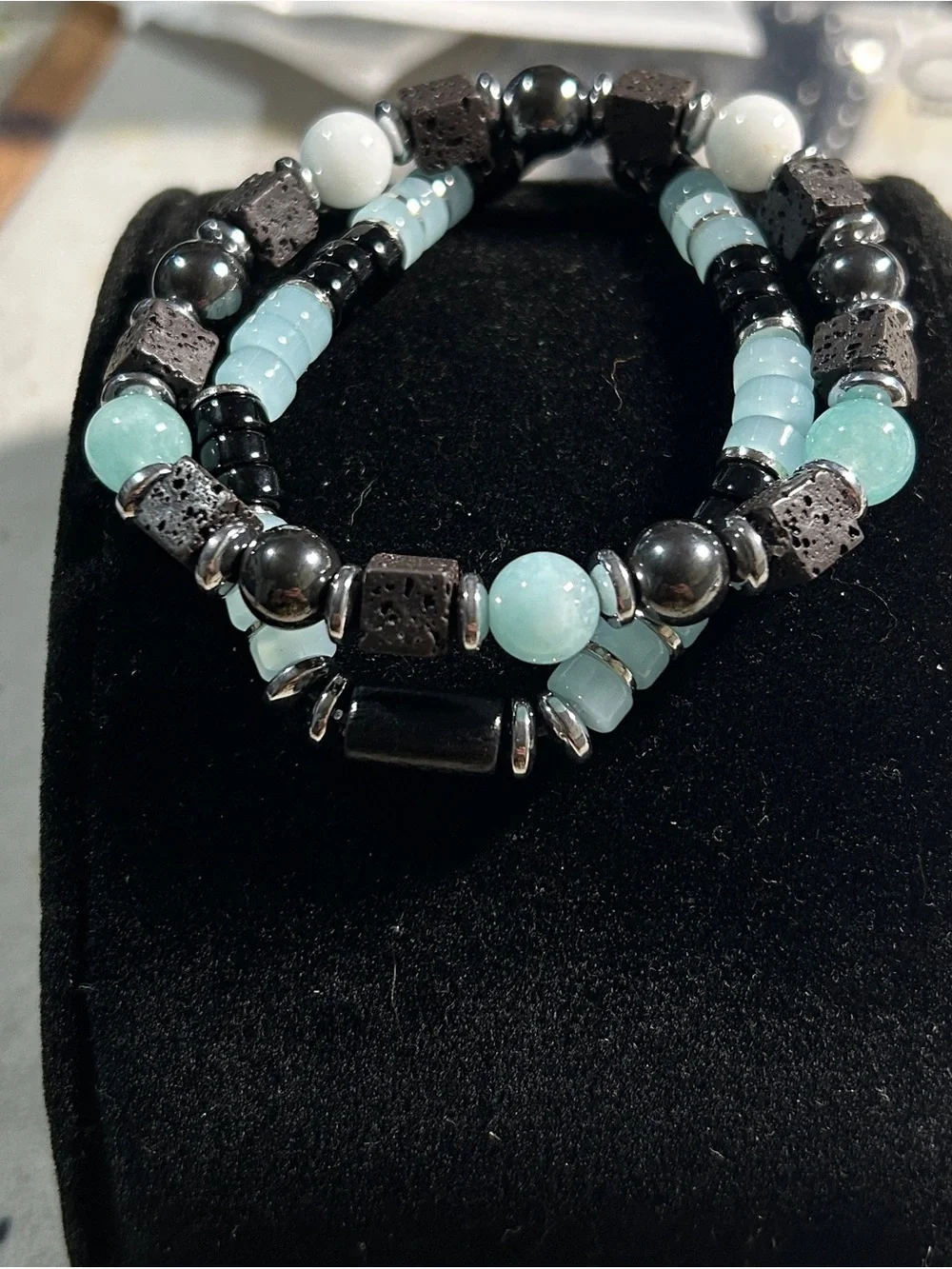 Handmade stylish stacked