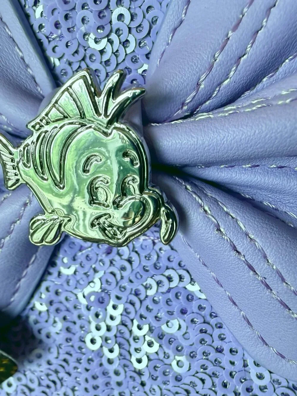 Loungefly Disney Little Mermaid Ariel Sequin Flap Wallet NWT Retired Series