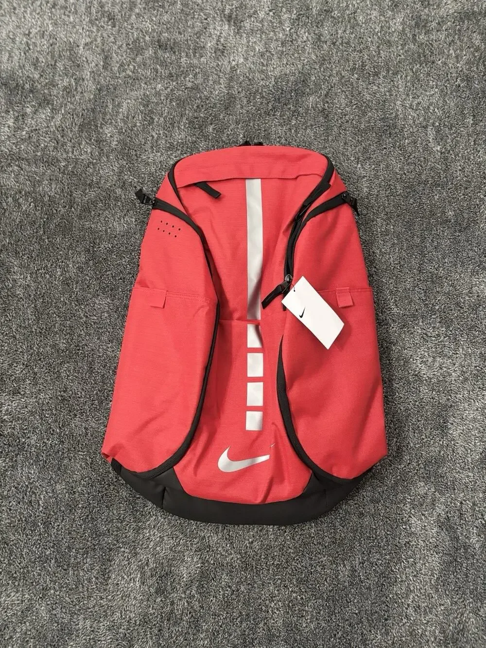 Nike Hoops Elite Pro Backpack Game Red Black Silver Basketball BA5554-657 38L