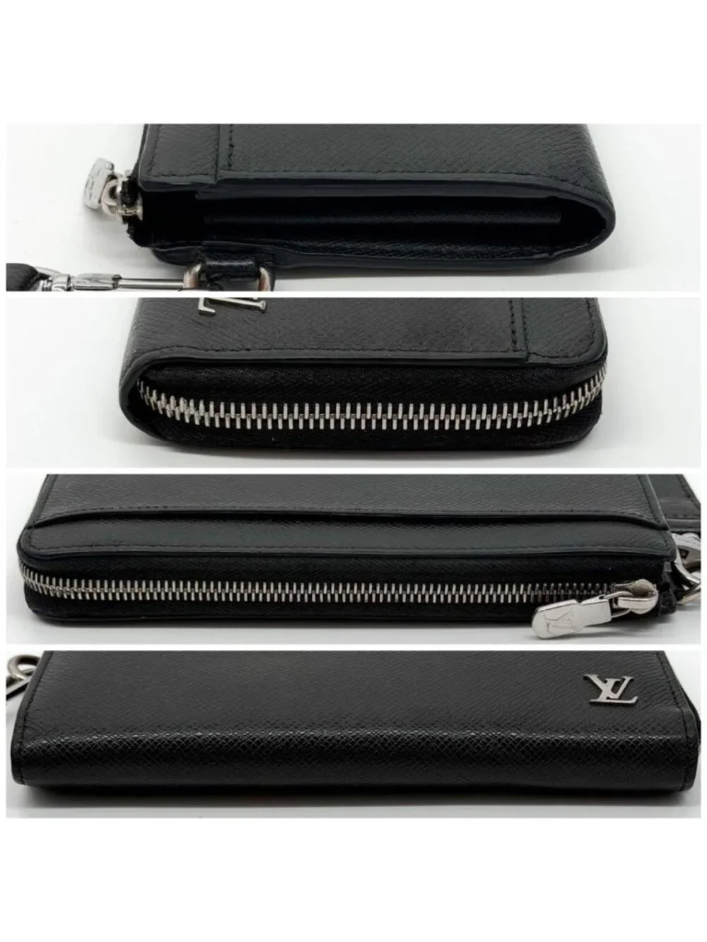 Louis Vuitton Zippy Dragonne Taiga Wallet