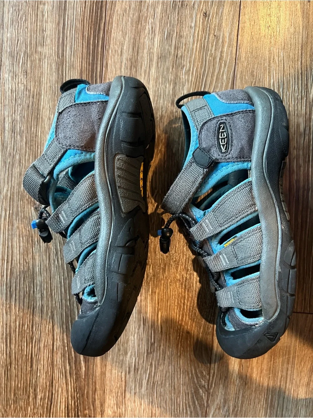 Keen Grey and Teal Outdoor Sandals Washable