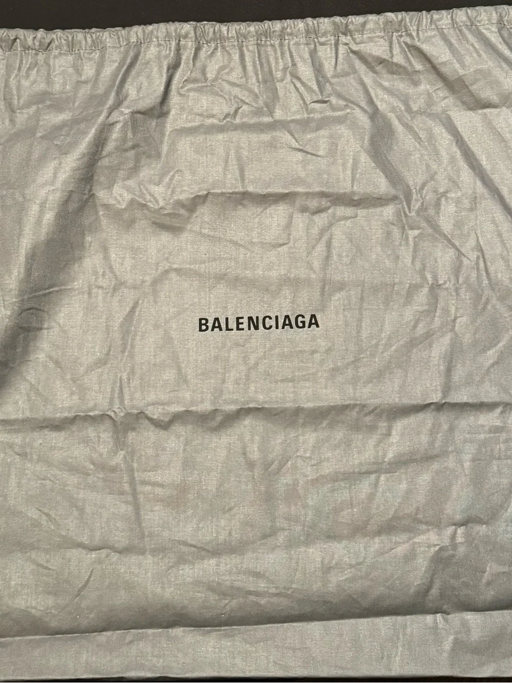 Balenciaga Gray & Black Monogram Backpack w/ Dust Bag & Original Box