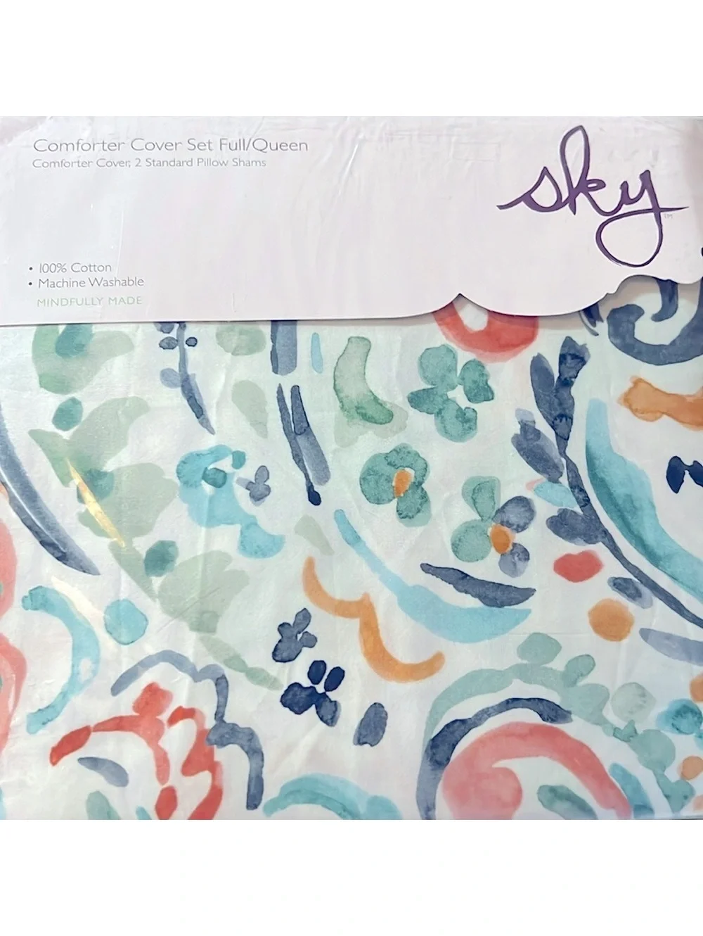 Sky ophelia duvet