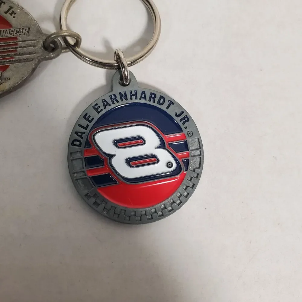 Dale Earnhardt‎ Jr NASCAR Keychains Lot of 2 Budweiser #8 Collectible Vintage