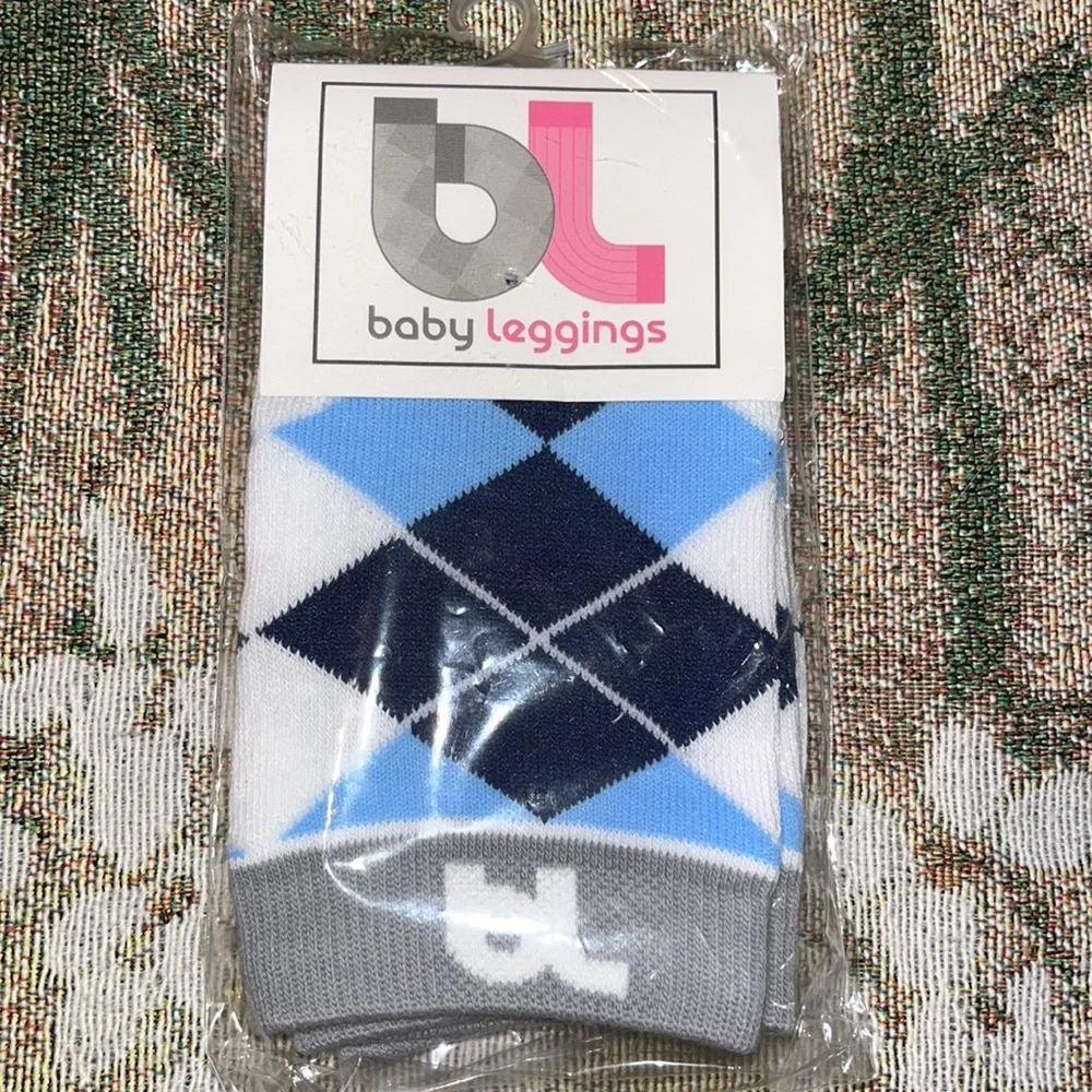 BL Baby Leggings 4 baby legs leggings: Seahawks, Superhero, Crabs, & Blue Argyle