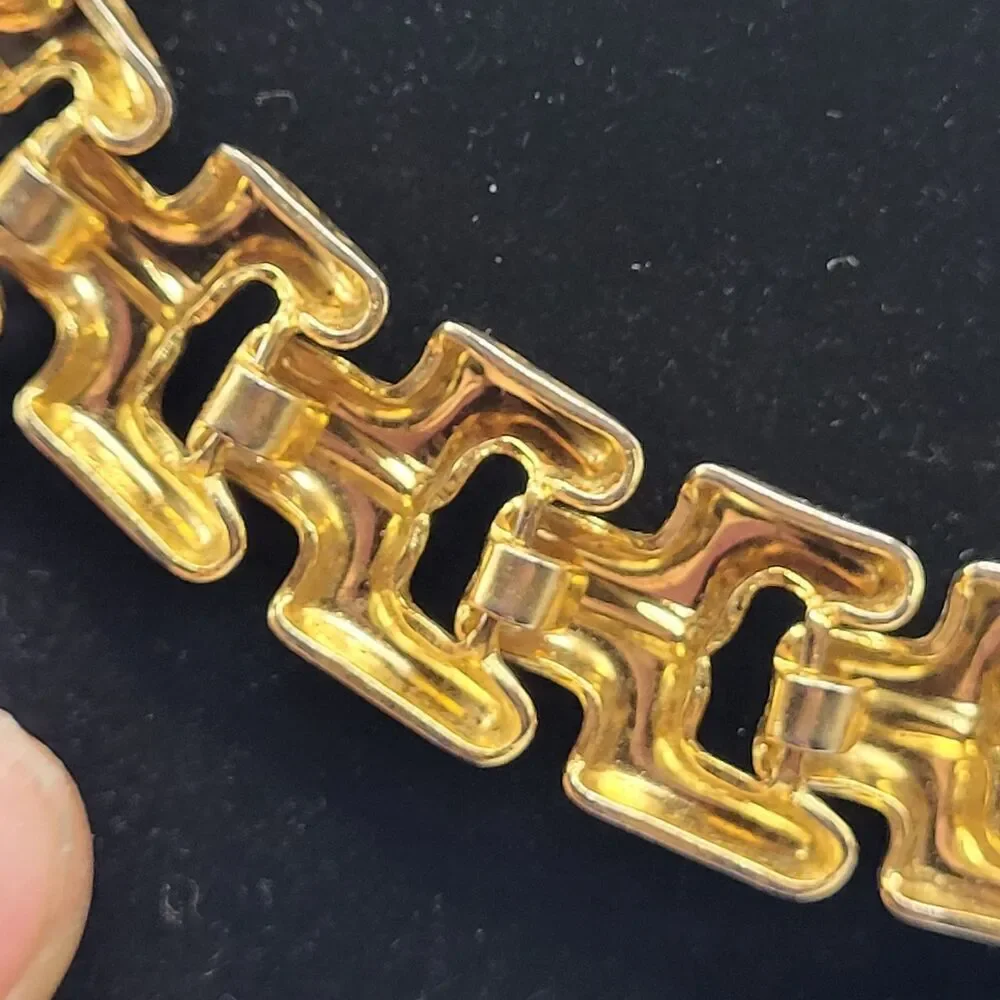 Vintage 80s Thick Gold Chain 18in