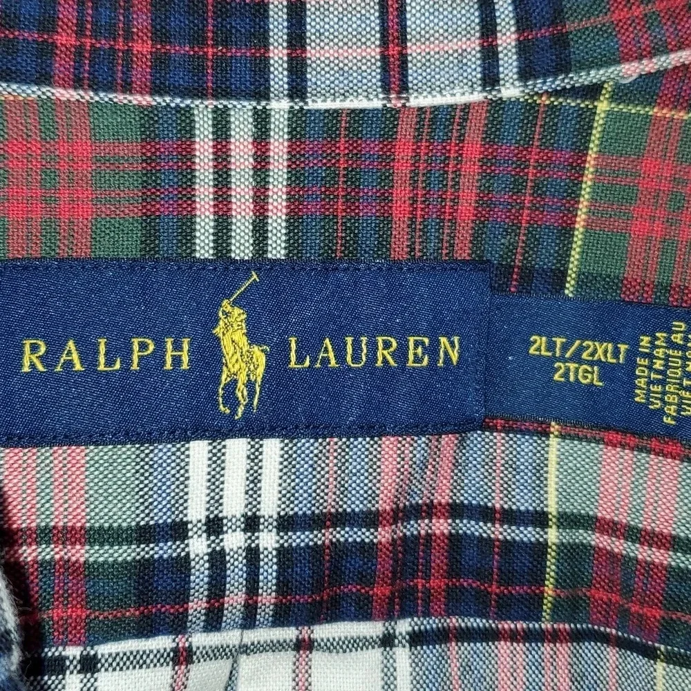 Polo Ralph Lauren Plaid Button Down Men's Size 2XLT