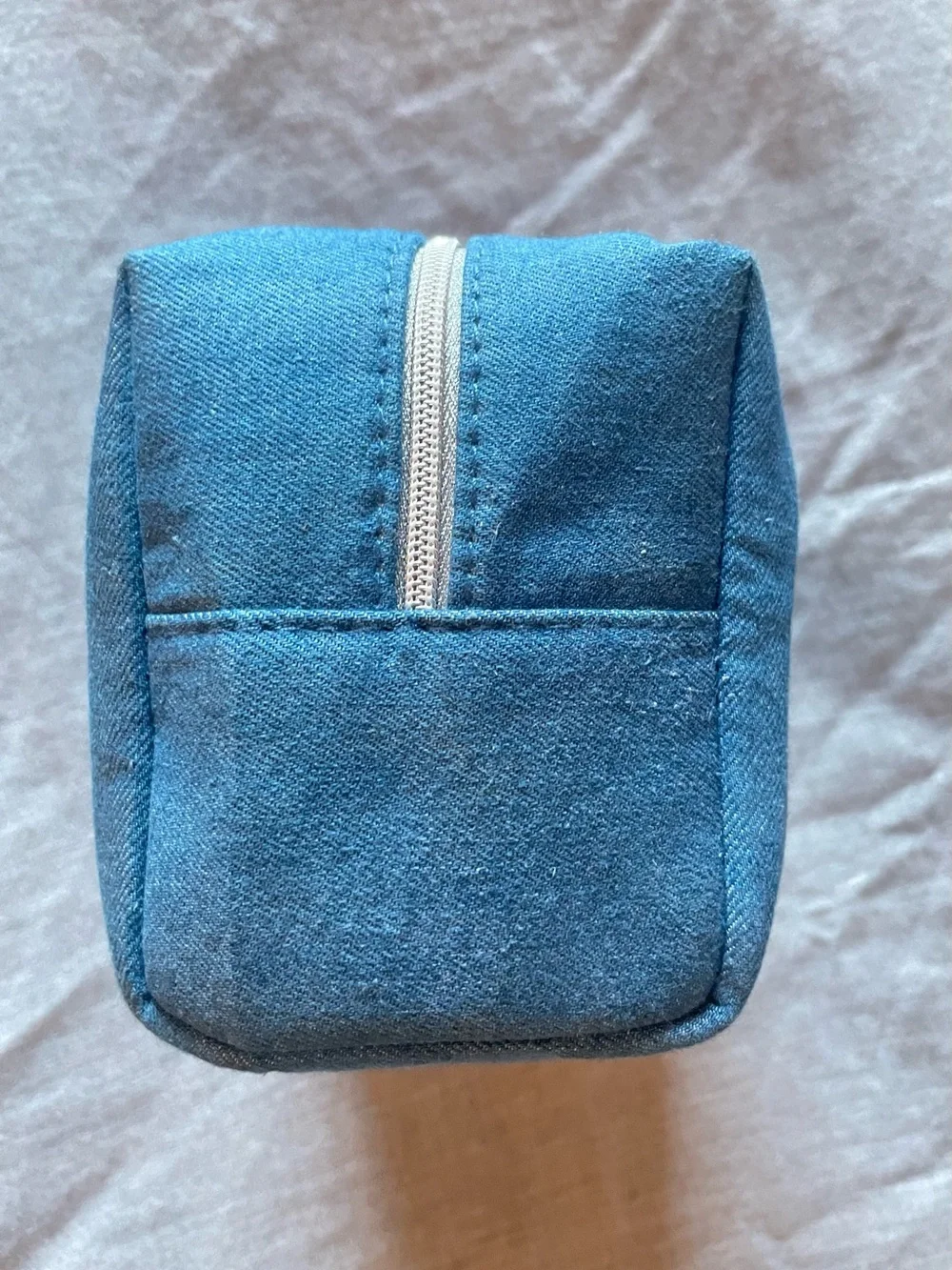 ✨ NEW Dior Beauty Denim Cosmetic Pouch Bag • Plastic On Zipper! 💎