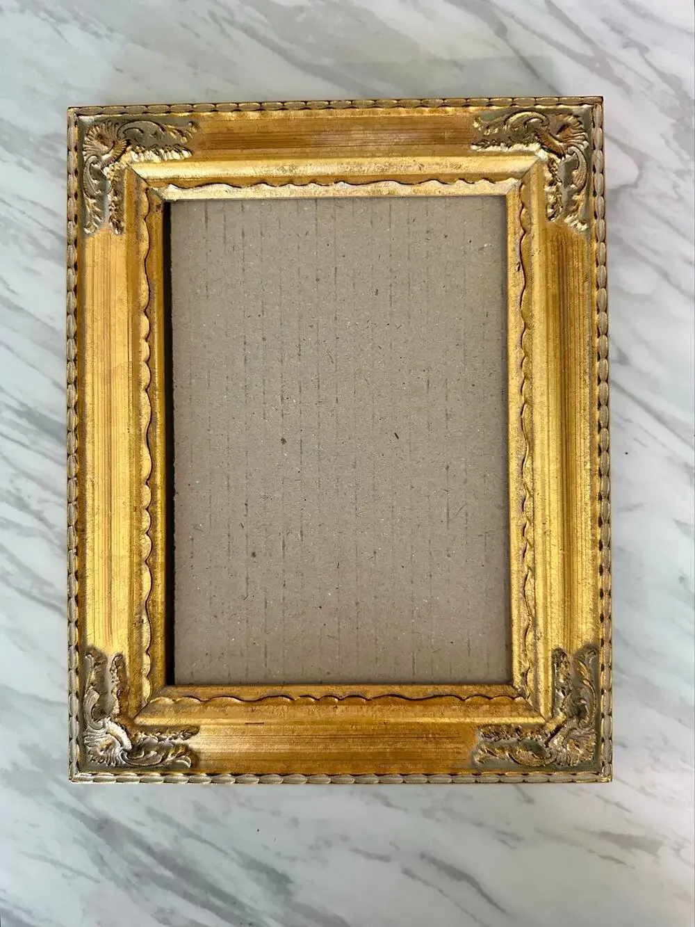 French baroque frame vintage 5x7 gold scrolling Victorian romantic home decor