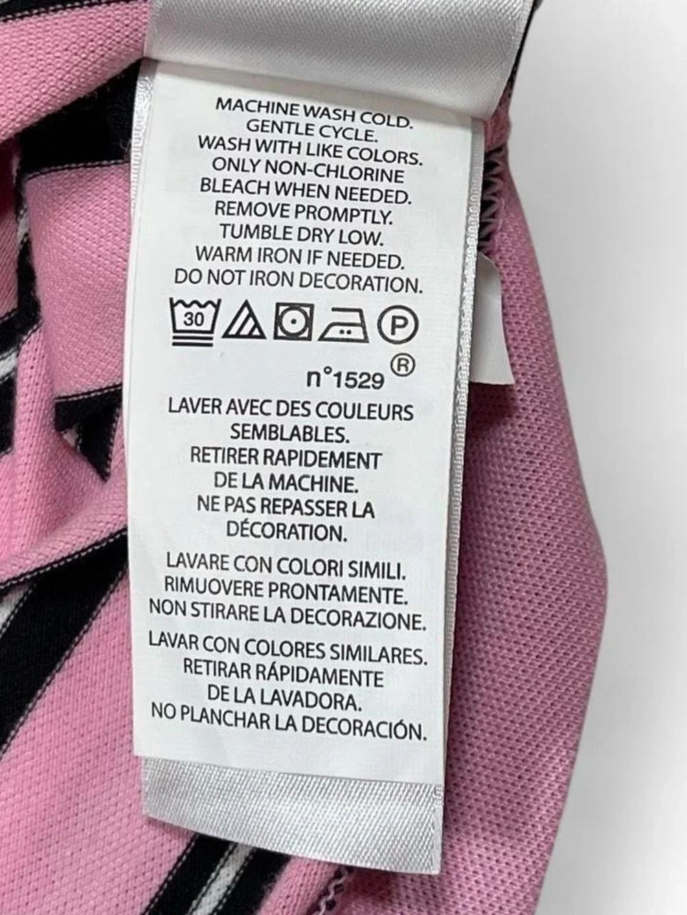 NWOT Polo Golf Ralph Lauren BIG Pony Pro Fit Pink Stripe Polo Shirt Men’s Size S