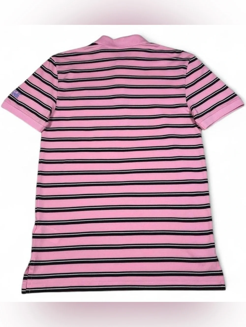NWOT Polo Golf Ralph Lauren BIG Pony Pro Fit Pink Stripe Polo Shirt Men’s Size S