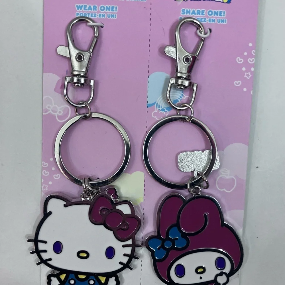 Hello Kitty and My Melody Keychains
