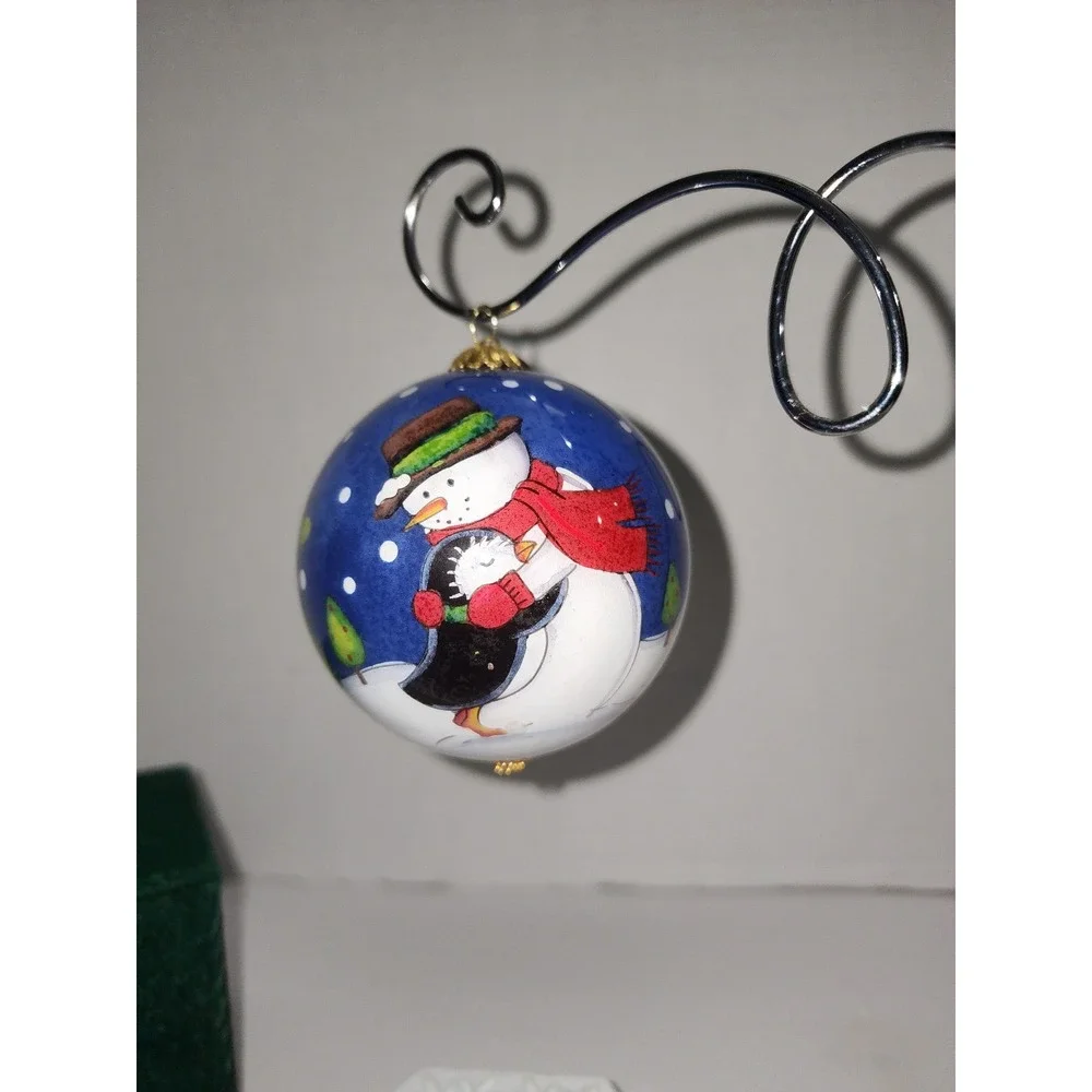 2015 Pier One Li Bien Santa Penguin Snowman Christmas Tree‎ Ornament
