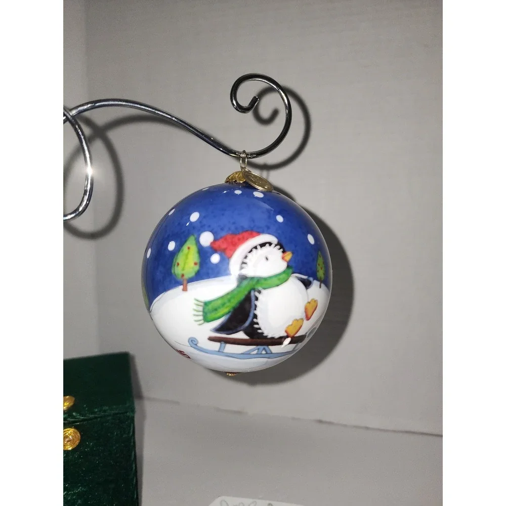 2015 Pier One Li Bien Santa Penguin Snowman Christmas Tree‎ Ornament