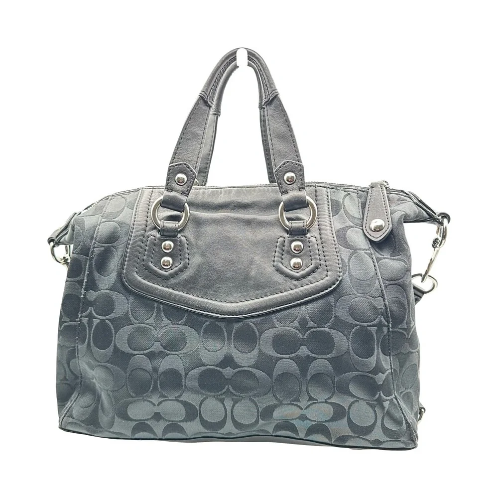 Coach black signature