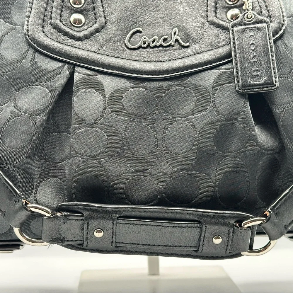 Coach black signature