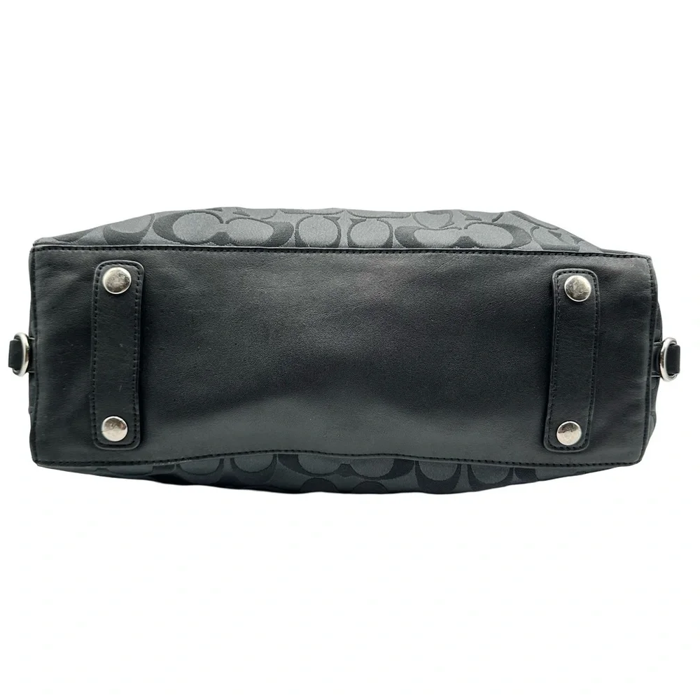 Coach black signature